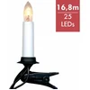 Image de LED kaarsjes voor kerstboom -16,8m -25 lampjes -lichtkleur: Warm Wit -met stekker -Kerstdecoratie