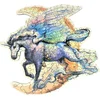 Image de The Wild Puzzle houten puzzel eenhoorn - 195 stukjes - houten speelgoed.