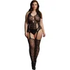 Image de Shots - Le Désir Bodystocking met Kanten Jarretel - Plus Size black OSX