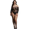 Image de Shots - Le Désir Wonder Strass Bodysuit - Plus Size black Queen Size