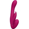 Image de VIVE by Shots - Suki - Vibrating Strapless Strap-on Rabbit - Pink