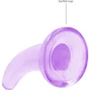 Image de RealRock by Shots Niet-realistische dildo met zuignap - 5 / 11,5 cm - Paars