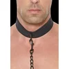 Image de Shots - Ouch! Neopreen Halsband met Riem black