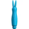 Image de Shots - Luminous Sofia - Siliconen Rabbit Vibrator turquoise