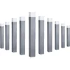 Image de Tuinpaal LED Buiten 80cm GRIJS IP54 Aluminium (10 stuks) - Aluminium - Zilver - Pack de 10 - SILUMEN
