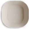 Image de Mushie kom vierkant Ivory - set van 2 Creme