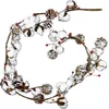 Image de Kerstgarland katoenen bloemen 1m50 - Plastic - SILUMEN