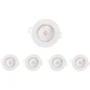 Image de 5W IP65 Inbouw LED Spotlight Ø72mm Wit (Set van 5) - Warm wit licht - Overig - Wit Chaud 2300K - 3500K - SILUMEN