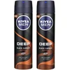 Image de NIVEA MEN Deep Espresso Deodorant Spray  - DUOPAK - 2 x 150 ml