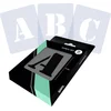 Image de QBIX Lettersjablonen Set - 10 x 8,5cm - Complete Alfabet - Letters zijn 5cm hoog - Extra dik 0,5 mm