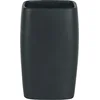 Image de Spirella Tandenborstelhouder RETRO   Tumbler Badkamer Beker Zwart   Badkamer Accessoires   7 x 11 cm