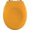 Image de spirella Toiletbril Softclose - Duroplast WC-Bril met Anti-slip - Chroomafwerking - 45.5x37.1cm - Geel