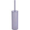 Image de spirella WC Borstel met Houder - AKIRA - Toiletborstel Vrijstaand - Staal - Lavendel