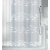 Image de Sardaigne PEVA Douchegordijn 180x200 cm - Waterdicht PVC-vrij Douchegordijn met Vissenmotief voor Douche en Bad