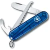 Image de My first Victorinox Kinderzakmes - 9 functies - Transparant Blauw - Inclusief Nekkoord