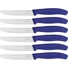 Image de Victorinox Swiss Classic Tafelmessenset - 6-delig - Blauw - Gekarteld