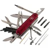 Image de Victorinox Swiss Army CyberTool 34 Functies Transparant Rood