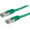 Image de ROLINE patchkabel Cat.5e (Klasse D) FTP, groen, 2 m