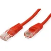 Image de ROLINE patchkabel Cat.5e (Klasse D) UTP, PoE, rood, 1 m