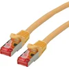 Image de ROLINE patchkabel Cat.6 S/FTP (PiMF), componentniveau, LSOH, geel, 0,5 m