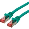 Image de ROLINE patchkabel Cat.6 S/FTP (PiMF), componentniveau, LSOH, groen, 0,3 m