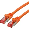 Image de ROLINE patchkabel Cat.6 S/FTP (PiMF), componentniveau, LSOH, oranje, 0,3 m