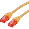 Image de ROLINE Patchkabel Cat.6 UTP, Component Level, LSOH, geel, 0,5 m