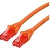 Image de ROLINE Patchkabel Cat.6 UTP, Component Level, LSOH, oranje, 0,5 m