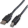 Image de ROLINE USB 2.0 kabel, type A-B, zwart, 0,8 m