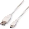Image de VALUE USB 2.0 kabel, type A - 5-Pin Mini, Typ A 5 Pin Mini , wit, 3 m