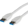 Image de VALUE USB 3.2 Gen 1 kabel, type A-A, wit, 3 m
