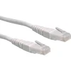 Image de ROLINE Patchkabel Cat.6 UTP (Class E), wit, 1 m