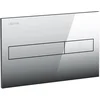 Image de Laufen LIS AW1 bedieningsplaat 3.7x25x16cm Dual Flush chroom