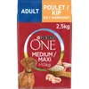 Image de Purina One Medium Maxi Adult Honden droogvoer - Kip - 2500g