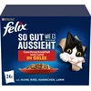 Image de Felix Natvoer kat, verschillende smaken van het platteland, Adult, Multipack (24x85g), 2.040 g