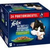 Image de Felix Katten natvoer, gemengde variatie met groenten in gelei, Adult, Multipack (24x85g), 2.04 kg