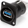 Image de Neutrik NAUSB3-B Omkeerbare USB-doorvoer 3.0 Bus, inbouw Doorvoer 1 stuk(s)