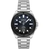 Image de HUGO HU1530305 #VISIT Heren Horloge - Mineraalglas - Staal - Zilverkleurig - 44 mm breed - Quartz - Vouw/Vlindersluiting - 5 ATM (douchen)
