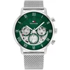 Image de Tommy Hilfiger TH1710567 Legend Heren Horloge - Mineraalglas - Staal - Zilverkleurig - 44 mm breed - Quartz - Druksluiting - 5 ATM (douchen)