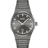 Image de Hugo Boss Grijze RVS Horloge Met Analoge Wijzerplaat