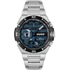 Image de HUGO HU1530337 #WILD Heren Horloge - Mineraalglas - Staal - Zilverkleurig - 46 mm breed - Quartz - Vouw/Vlindersluiting - 5 ATM (douchen)