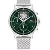 Image de Tommy Hilfiger TH1710608 STEWART Heren Horloge - Mineraalglas - Staal - Zilverkleurig - 44 mm breed - Quartz - Druksluiting - 5 ATM (douchen)