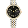 Image de Tommy Hilfiger TH1782720 NATALIE Dames Horloge - Mineraalglas - Staal - Goudkleurig/Zilverkleurig - 34 mm breed - Quartz - Vouw/Vlindersluiting