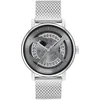Image de Calvin Klein CK25300004 ICONIC Heren Horloge - Mineraalglas - Staal - Zilverkleurig - 40 mm breed - Automatisch - Druksluiting - 3 ATM (spatwater)