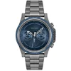 Image de HUGO HU1530350 #BRAVE Heren Horloge - Mineraalglas - Staal - Grijs - 46 mm breed - Quartz - Vouw/Vlindersluiting - 5 ATM (douchen)