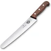 Image de Victorinox Wood broodmes - 22cm - gekarteld - rvs/esdoornhout