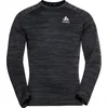 Image de ODLO Midlayer RUN EASY WARM Mannen Sporttrui - Black Melange - Maat M