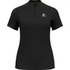 Image de Odlo T-Shirt S/S 1/2 Zip Essential Trail ZWART - Maat L