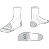 Image de X-socks Bike Expert Crew Sokken Wit EU 42-44