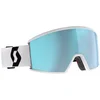 Image de Scott Ambit Skibril Wit Amplifier Ice Chrome/CAT2 Man,Vrouw